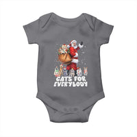 Funny Christmas Cat Baby Onesie Cats For Everybody Xmas Santa Pet