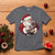 Funny Moo Deng Christmas T Shirt Santa Cute Hippo Zoo Meme Baby Pygmy - Wonder Print Shop