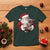 Funny Moo Deng Christmas T Shirt Santa Cute Hippo Zoo Meme Baby Pygmy - Wonder Print Shop