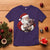 Funny Moo Deng Christmas T Shirt Santa Cute Hippo Zoo Meme Baby Pygmy - Wonder Print Shop