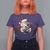 Funny Moo Deng Christmas T Shirt For Women Santa Cute Hippo Zoo Meme Baby Pygmy - Wonder Print Shop