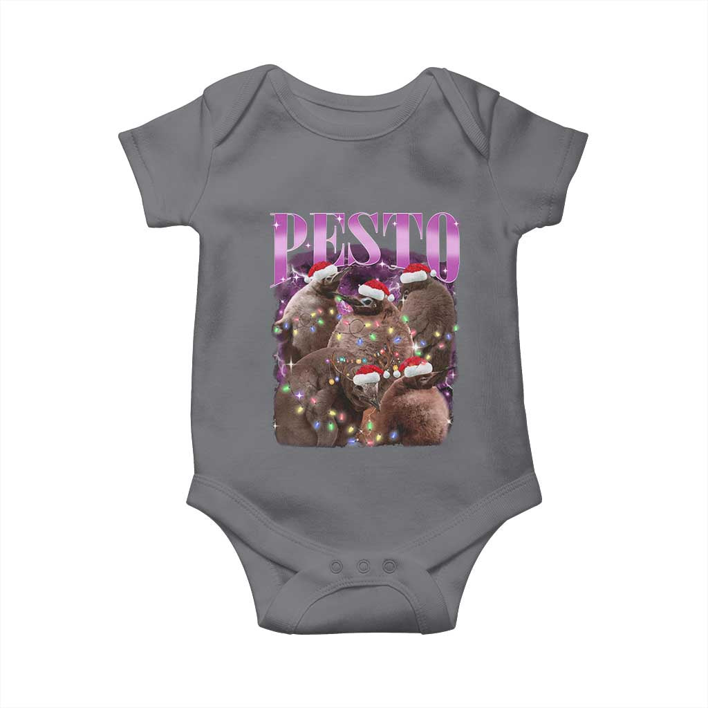 Funny Pesto The Penguin Christmas Baby Onesie