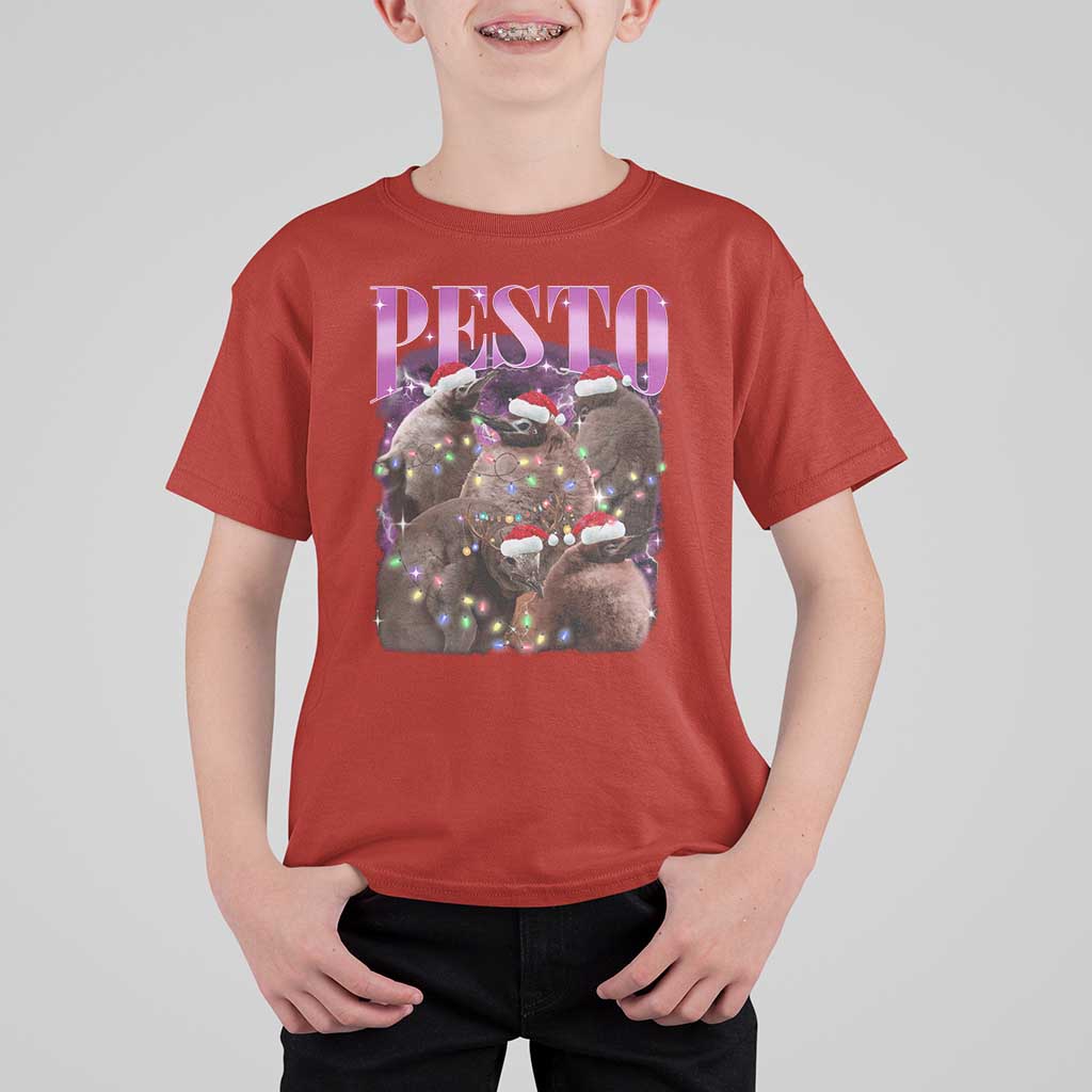 Funny Pesto The Penguin Christmas T Shirt For Kid - Wonder Print Shop