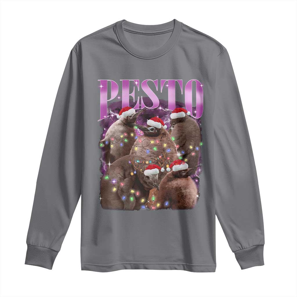 Funny Pesto The Penguin Christmas Long Sleeve Shirt