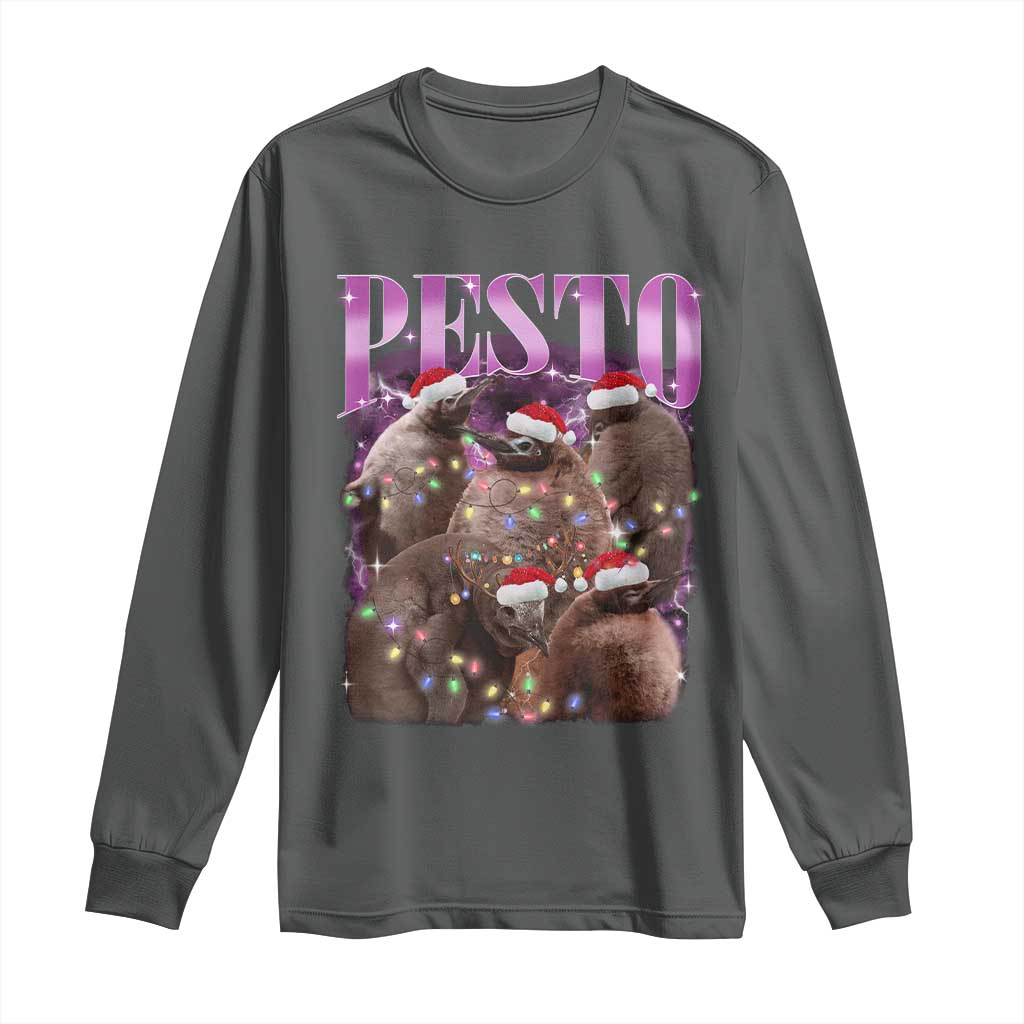 Funny Pesto The Penguin Christmas Long Sleeve Shirt