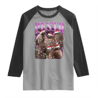 Funny Pesto The Penguin Christmas Raglan Shirt - Wonder Print Shop