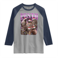 Funny Pesto The Penguin Christmas Raglan Shirt - Wonder Print Shop