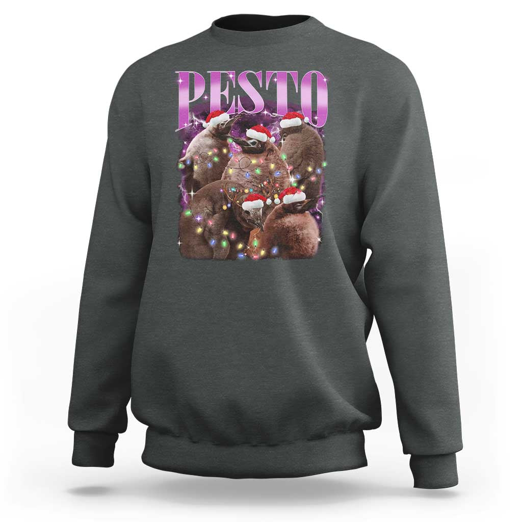 Funny Pesto The Penguin Christmas Sweatshirt - Wonder Print Shop