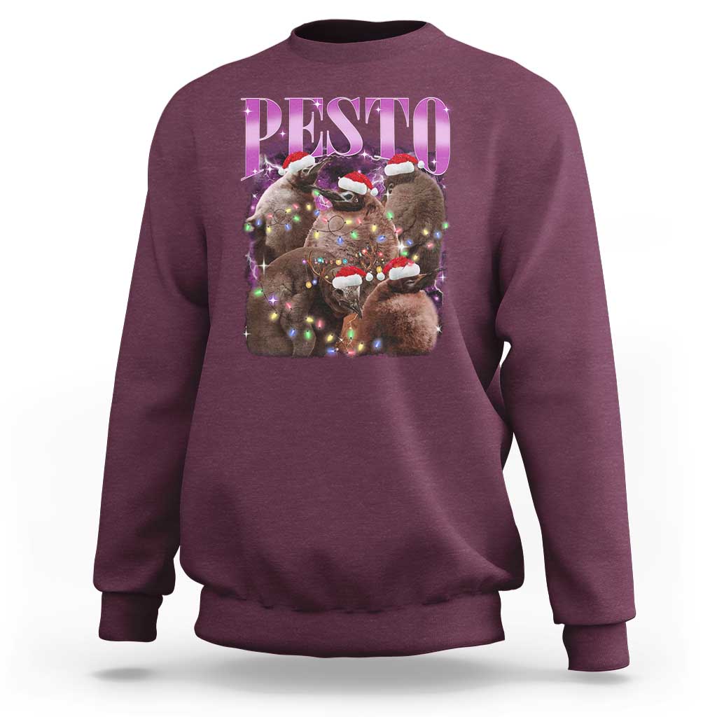 Funny Pesto The Penguin Christmas Sweatshirt - Wonder Print Shop