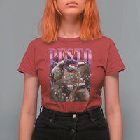 Funny Pesto The Penguin Christmas T Shirt For Women - Wonder Print Shop