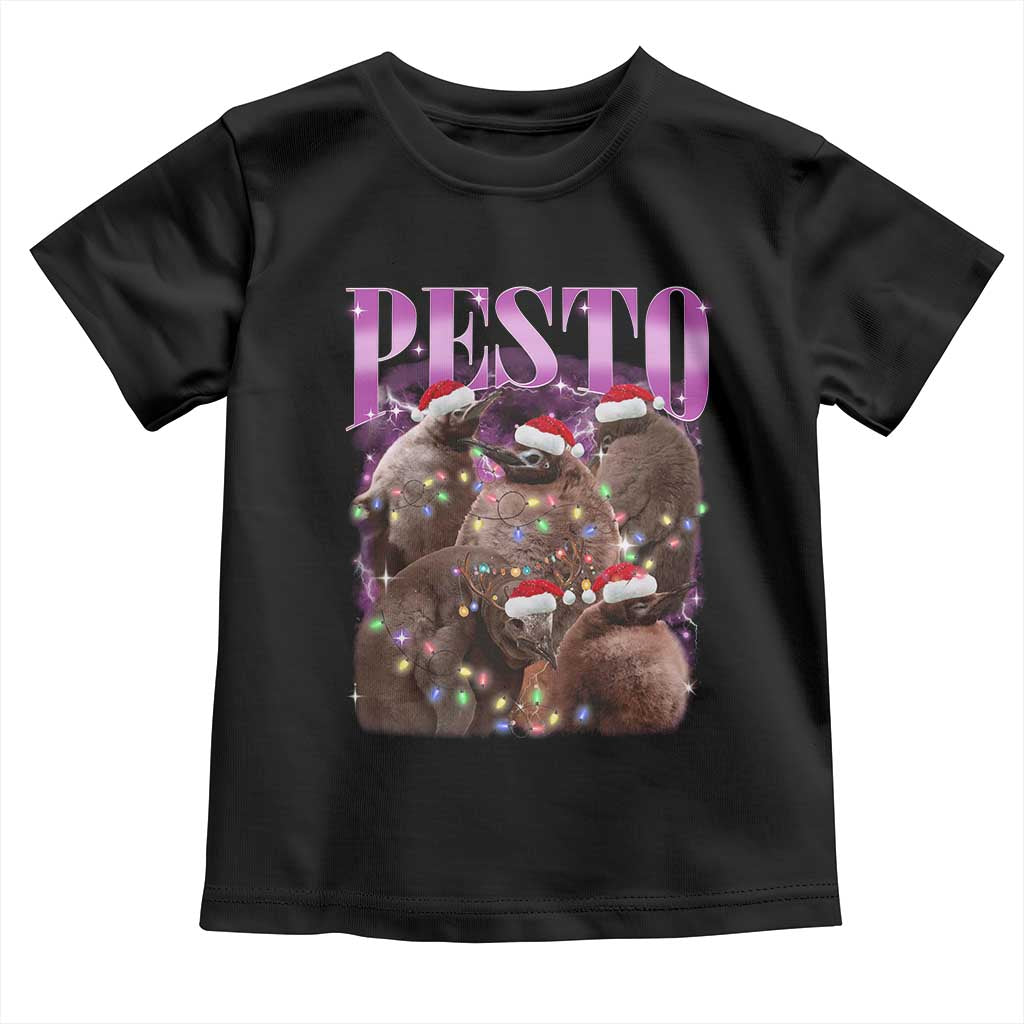 Funny Pesto The Penguin Christmas Toddler T Shirt