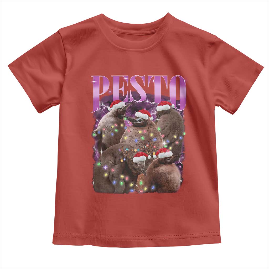 Funny Pesto The Penguin Christmas Toddler T Shirt