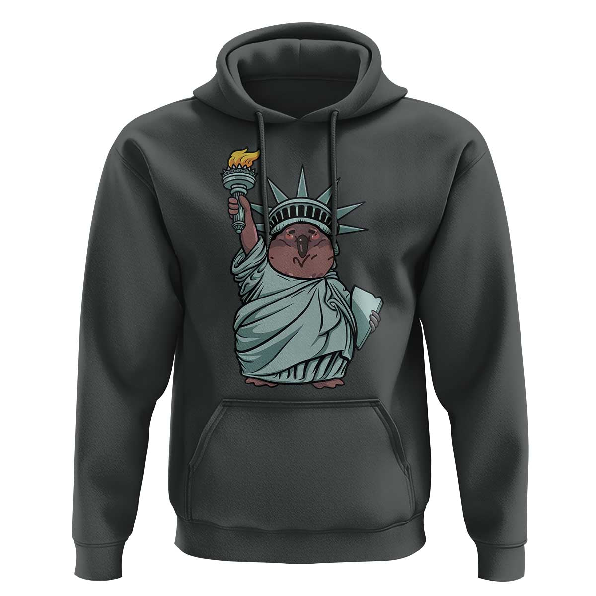 Funny Pesto The Penguin Statue Of Liberty Hoodie