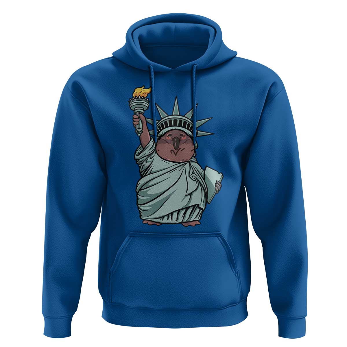 Funny Pesto The Penguin Statue Of Liberty Hoodie