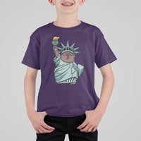 Funny Pesto The Penguin Statue Of Liberty T Shirt For Kid - Wonder Print Shop