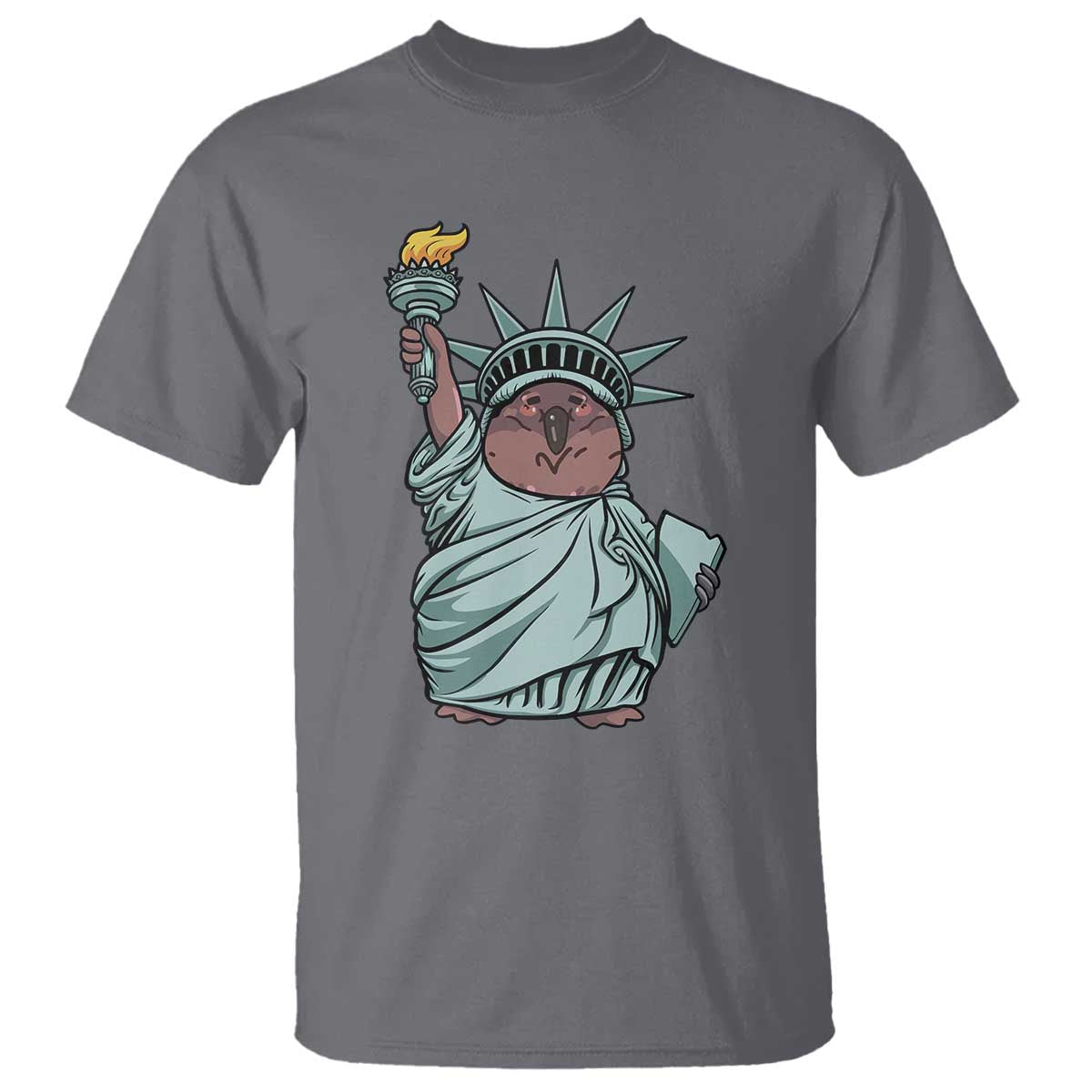 Funny Pesto The Penguin Statue Of Liberty T Shirt - Wonder Print Shop