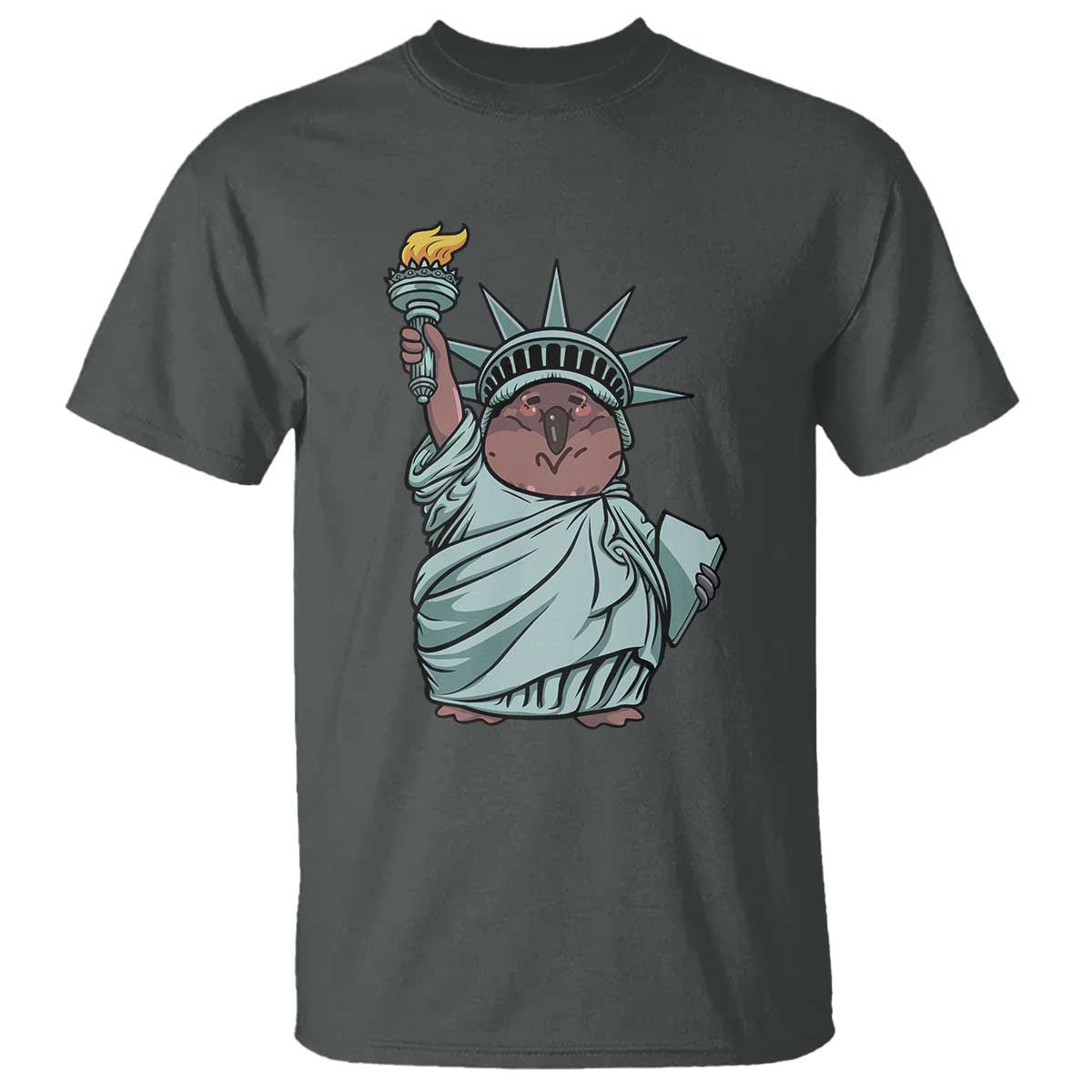 Funny Pesto The Penguin Statue Of Liberty T Shirt - Wonder Print Shop