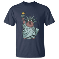 Funny Pesto The Penguin Statue Of Liberty T Shirt - Wonder Print Shop