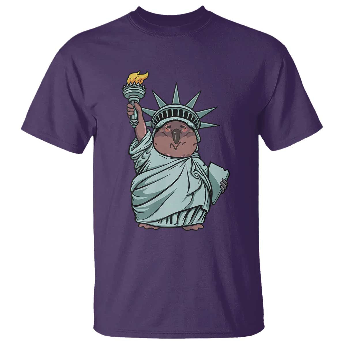 Funny Pesto The Penguin Statue Of Liberty T Shirt - Wonder Print Shop