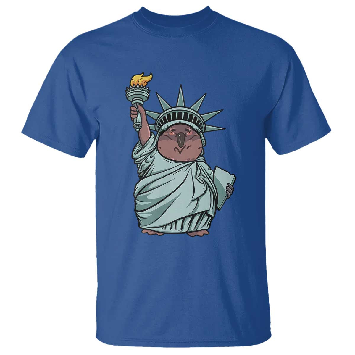 Funny Pesto The Penguin Statue Of Liberty T Shirt - Wonder Print Shop