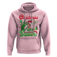 Funny Christmas Season Hoodie Switch Red And Green Skeleton Hand