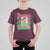 Funny Christmas Season T Shirt For Kid Switch Red And Green Skeleton Hand - Wonder Print Shop