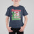 Funny Christmas Season T Shirt For Kid Switch Red And Green Skeleton Hand - Wonder Print Shop