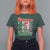 Funny Christmas Season T Shirt For Women Switch Red And Green Skeleton Hand - Wonder Print Shop