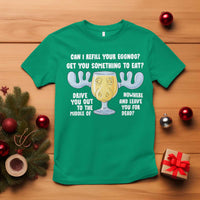 Funny Christmas Vacation Eggnog T Shirt Can I Refill Your Eggnogs Get You Something To Eat Xmas Movie - Wonder Print Shop