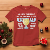 Funny Christmas Vacation Eggnog T Shirt Can I Refill Your Eggnogs Get You Something To Eat Xmas Movie - Wonder Print Shop