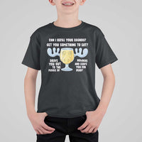 Funny Christmas Vacation Eggnog T Shirt For Kid Can I Refill Your Eggnogs Get You Something To Eat Xmas Movie - Wonder Print Shop