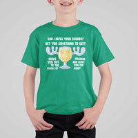 Funny Christmas Vacation Eggnog T Shirt For Kid Can I Refill Your Eggnogs Get You Something To Eat Xmas Movie - Wonder Print Shop