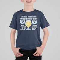 Funny Christmas Vacation Eggnog T Shirt For Kid Can I Refill Your Eggnogs Get You Something To Eat Xmas Movie - Wonder Print Shop