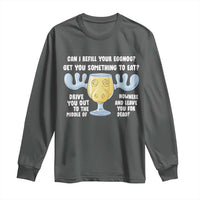 Funny Christmas Vacation Eggnog Long Sleeve Shirt Can I Refill Your Eggnogs Get You Something To Eat Xmas Movie - Wonder Print Shop