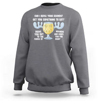Funny Christmas Vacation Eggnog Sweatshirt Can I Refill Your Eggnogs Get You Something To Eat Xmas Movie - Wonder Print Shop