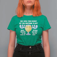 Funny Christmas Vacation Eggnog T Shirt For Women Can I Refill Your Eggnogs Get You Something To Eat Xmas Movie - Wonder Print Shop