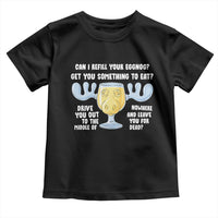 Funny Christmas Vacation Eggnog Toddler T Shirt Can I Refill Your Eggnogs Get You Something To Eat Xmas Movie - Wonder Print Shop