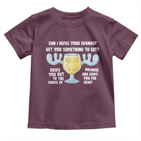Funny Christmas Vacation Eggnog Toddler T Shirt Can I Refill Your Eggnogs Get You Something To Eat Xmas Movie - Wonder Print Shop