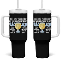Funny Christmas Vacation Eggnog Tumbler With Handle Can I Refill Your Eggnogs Get You Something To Eat Xmas Movie - Wonder Print Shop