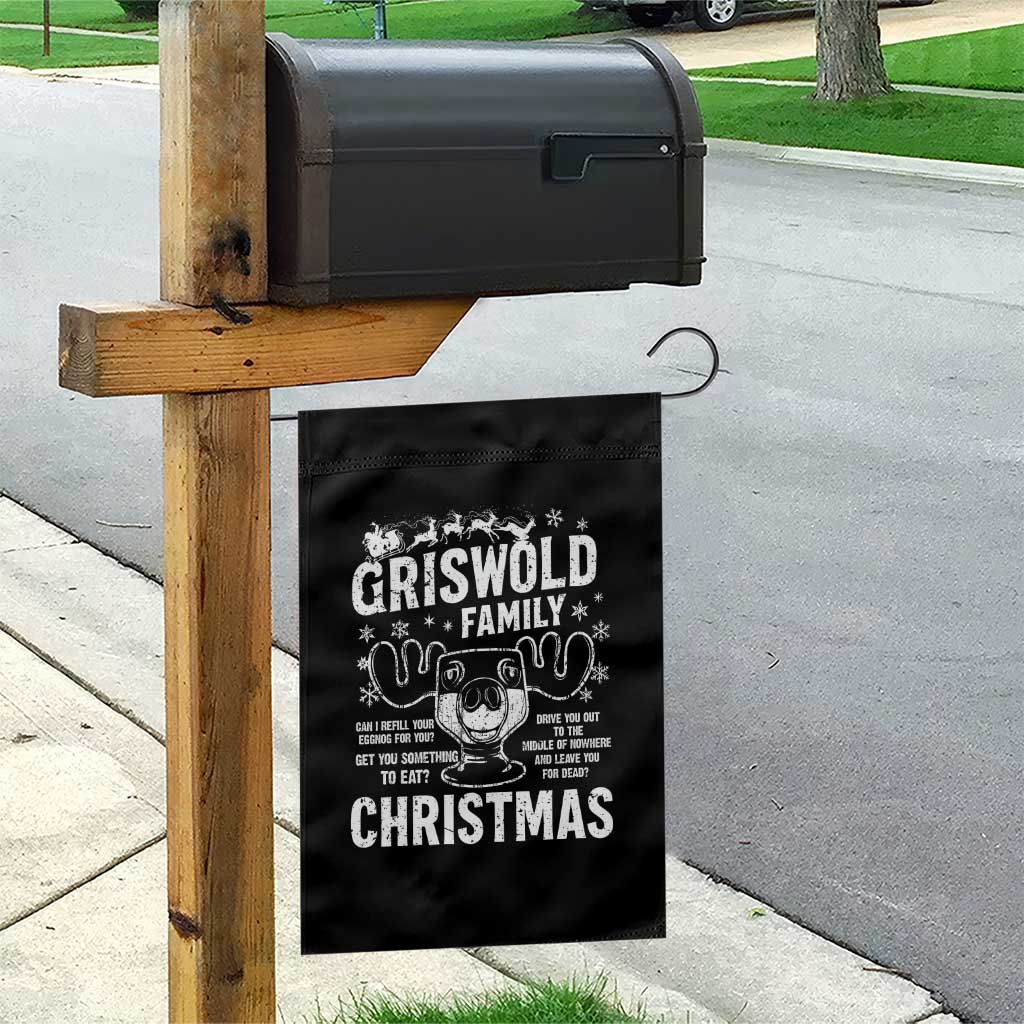 Funny Christmas Vacation Eggnog Garden Flag Griswold Family Can I Refill Your Eggnogs Xmas Movie - Wonder Print Shop