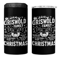 Funny Christmas Vacation Eggnog 4 in 1 Can Cooler Tumbler Griswold Family Can I Refill Your Eggnogs Xmas Movie - Wonder Print Shop
