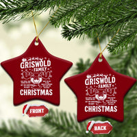 Funny Christmas Vacation Eggnog Ceramic Ornament Griswold Family Can I Refill Your Eggnogs Xmas Movie - Wonder Print Shop
