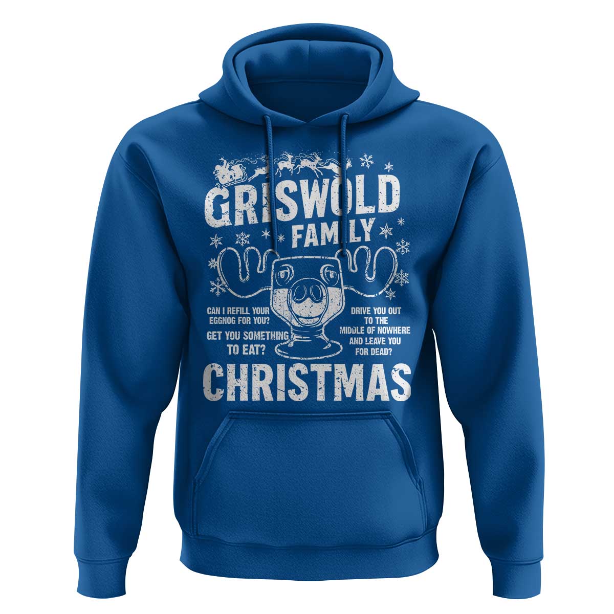 Funny Christmas Vacation Eggnog Hoodie Griswold Family Can I Refill Your Eggnogs Xmas Movie - Wonder Print Shop