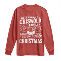 Funny Christmas Vacation Eggnog Long Sleeve Shirt Griswold Family Can I Refill Your Eggnogs Xmas Movie - Wonder Print Shop