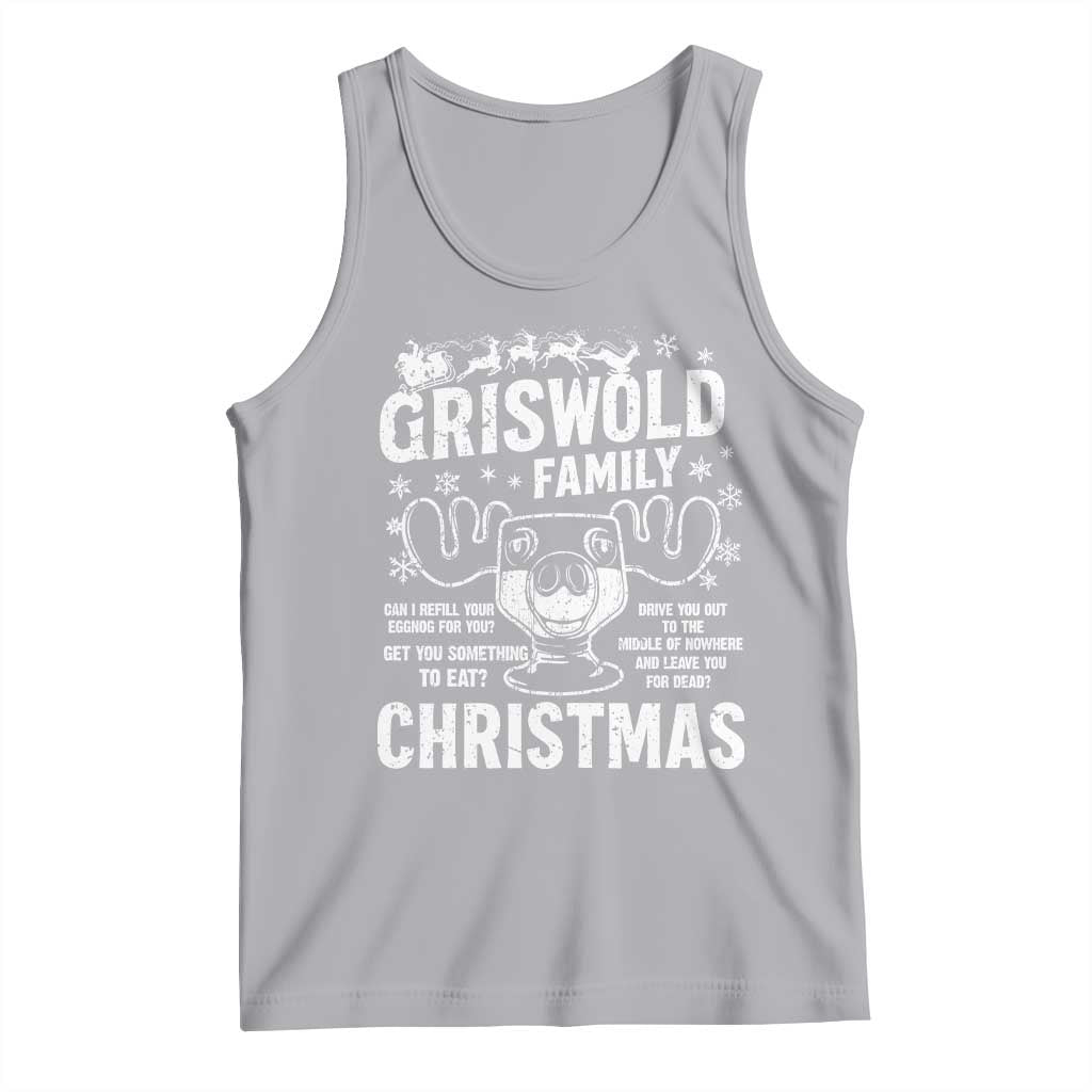 Funny Christmas Vacation Eggnog Tank Top Griswold Family Can I Refill Your Eggnogs Xmas Movie - Wonder Print Shop