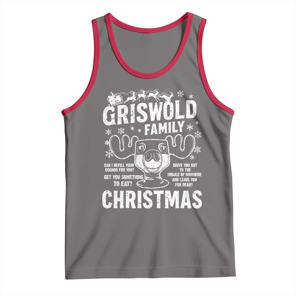 Funny Christmas Vacation Eggnog Tank Top Griswold Family Can I Refill Your Eggnogs Xmas Movie - Wonder Print Shop