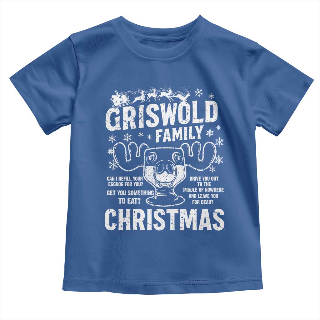 Funny Christmas Vacation Eggnog Toddler T Shirt Griswold Family Can I Refill Your Eggnogs Xmas Movie - Wonder Print Shop