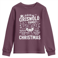 Funny Christmas Vacation Eggnog Youth Sweatshirt Griswold Family Can I Refill Your Eggnogs Xmas Movie - Wonder Print Shop