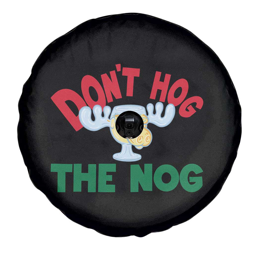 Funny Dont Hog The Nog Christmas Movie Spare Tire Cover Xmas Vacation Eggnog Moose - Wonder Print Shop
