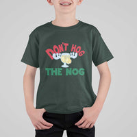 Funny Dont Hog The Nog Christmas Movie T Shirt For Kid Xmas Vacation Eggnog Moose - Wonder Print Shop
